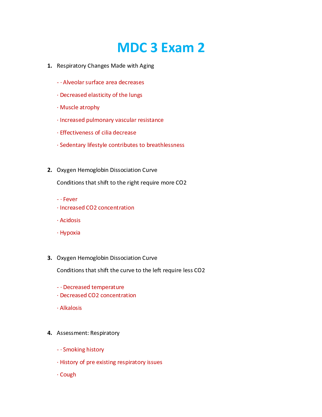 Preview image for NUR 2502 / NUR2502 Exam 2 Study Guide: Multidimensional Care III / MDC 3 Exam 2 Study Guide (Latest 2021/2022) Rasmussen